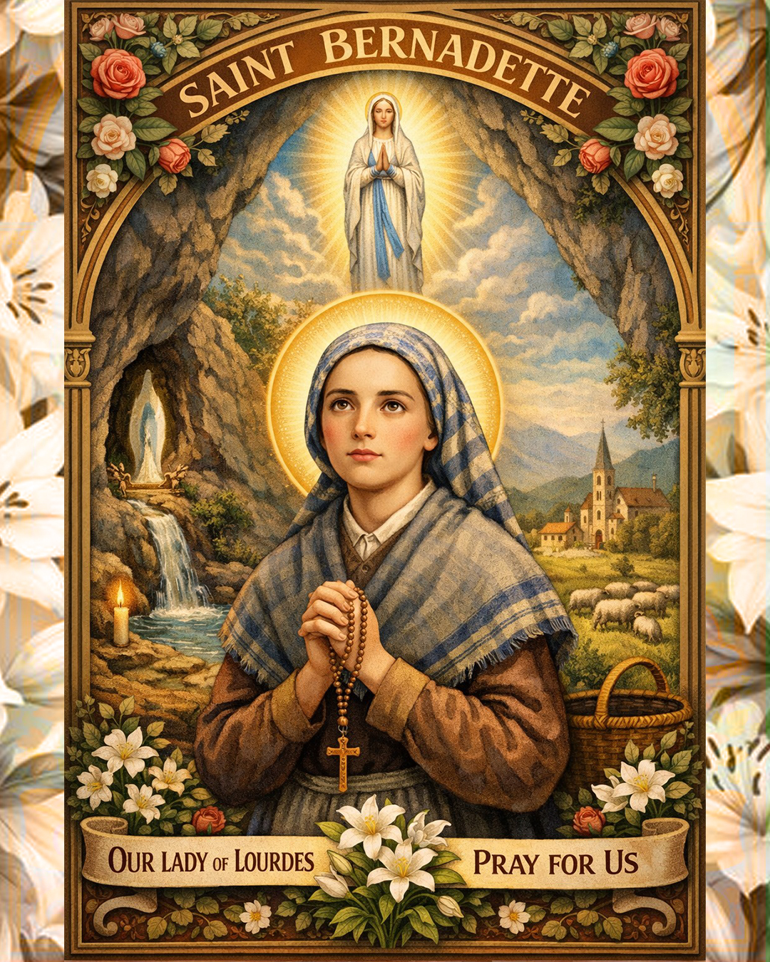 Saint Bernadette Soubirous (1844-1879)                                                                                                                                                                                                                                                                      