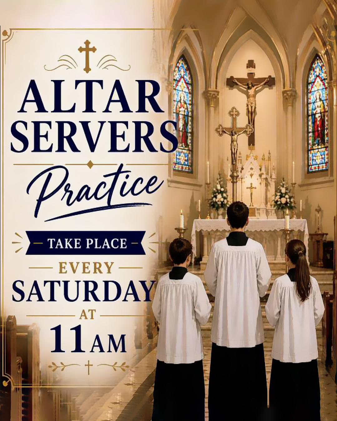 Altar Servers Practice                                                                                                                                                                                                                                                                                      
