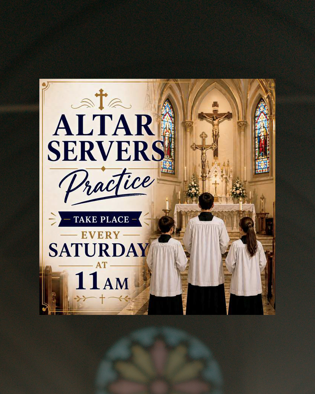 Altar Servers Practice                                                                                                                                                                                                                                                                                      
