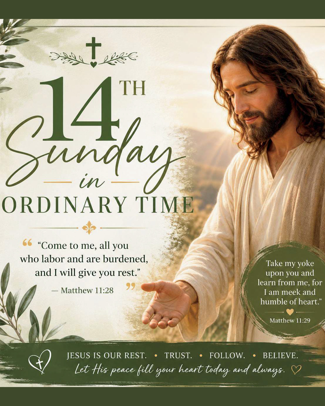 Fourteenth Sunday in Ordinary Time                                                                                                                                                                                                                                                                          