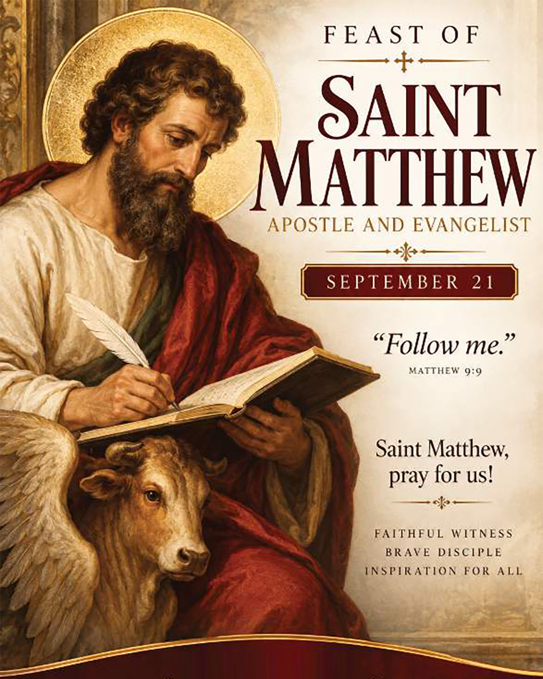 Feast of Saint Matthew (Apostle and Evangelist)                                                                                                                                                                                                                                                             