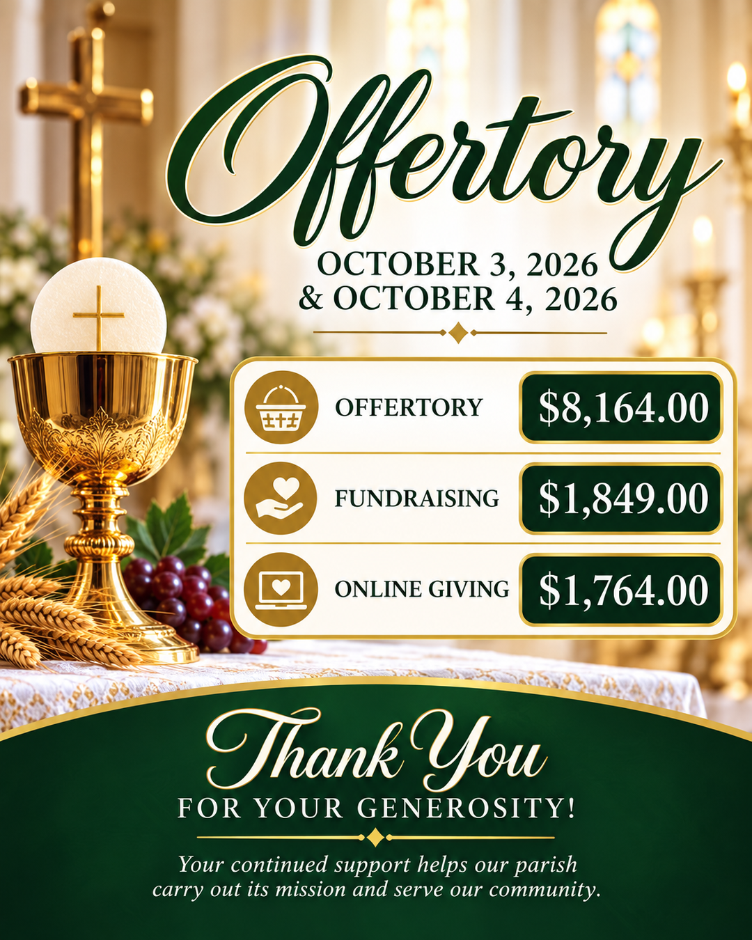 Offertory                                                                                                                                                                                                                                                                                                   