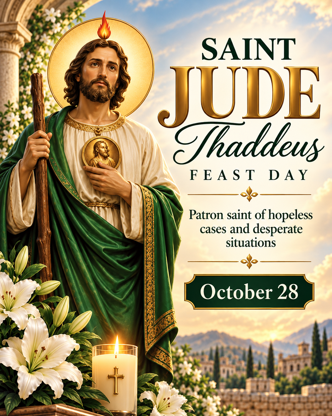 Saint Jude Thaddeus Feast Day                                                                                                                                                                                                                                                                               