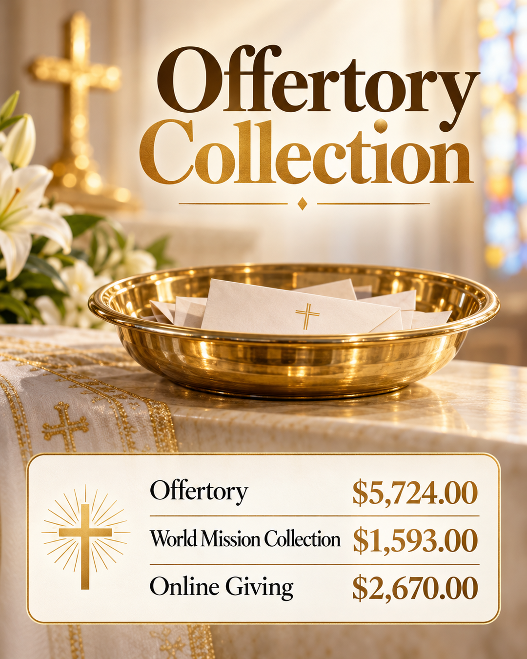 Offertory Collection                                                                                                                                                                                                                                                                                        