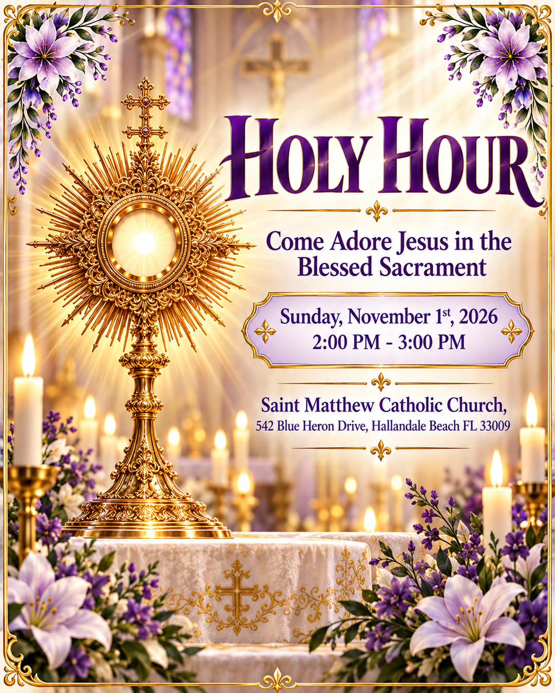 Holy Hour                                                                                                                                                                                                                                                                                                   