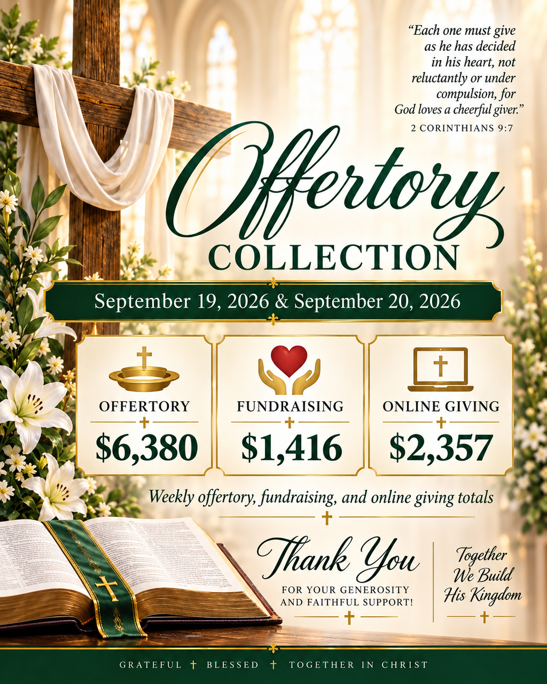 Offertory Collection                                                                                                                                                                                                                                                                                        